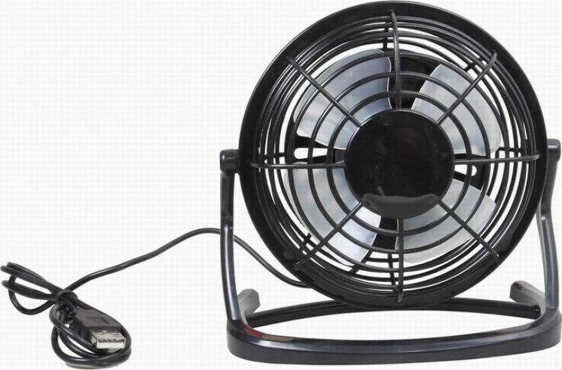 Retro Silent Usb Mini Fan Lileng-816 Για Pc Μαύρο (Oem)