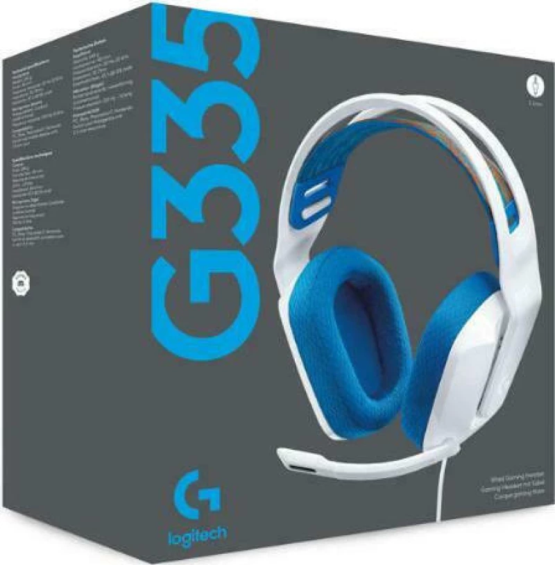 Logitech G335 Gaming Headset (3.5mm) White