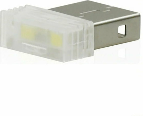 LED Φως Ατμόσφαιρας USB για Διακόσμηση & Φωτισμός Νύχτας (Λευκό) (OEM)