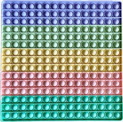 Fidget Γίγας JUMBO Τετράγωνο PASTEL (225POP)