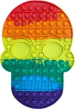 FIDGET POP IT NΕΚΡΟΚΕΦΑΛΗ ΠΟΛΥΧΡΩΜΗ