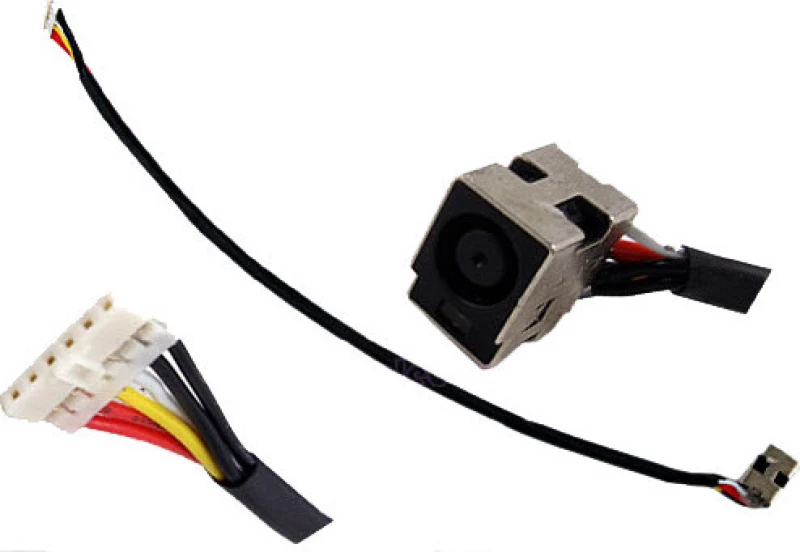 Βύσμα Τροφοδοσίας DC Power Jack Socket HP CQ61 CQ71 DV5 DV6 DV7 DC JACK WITH CABLE 6 PIN (κωδ.3049)