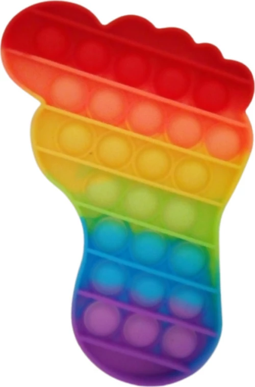 Pop it Fidget Πατούσα Πολύχρωμο