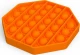 Αγχολυτικό Παιχνίδι (12.5x12.5x1.5cm) (Οκτάγωνο) (Πορτοκαλί) (OEM)