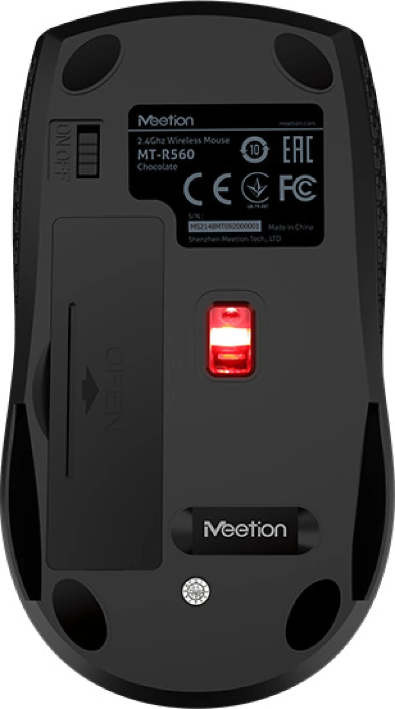 Meetion R560 Ασύρματο Ποντίκι Μαύρο