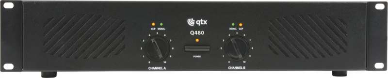 Qtx Q480 Τελικός Ενισχυτής 2X120W Rms (Τεμάχιο)