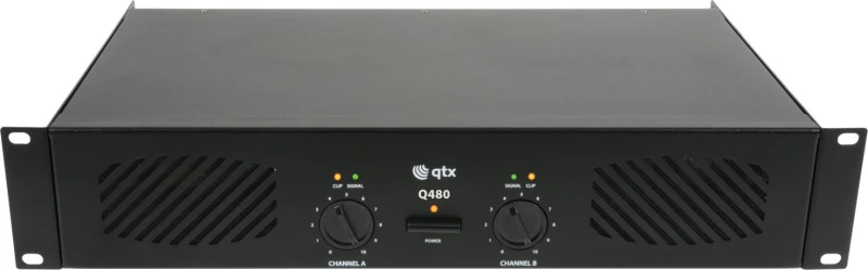 Qtx Q480 Τελικός Ενισχυτής 2X120W Rms (Τεμάχιο)
