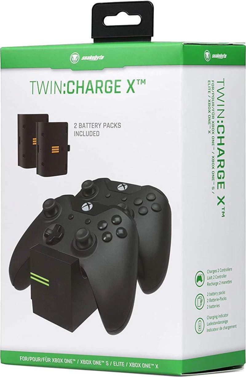 Snakebyte Twin:Charge X XBOX One Black