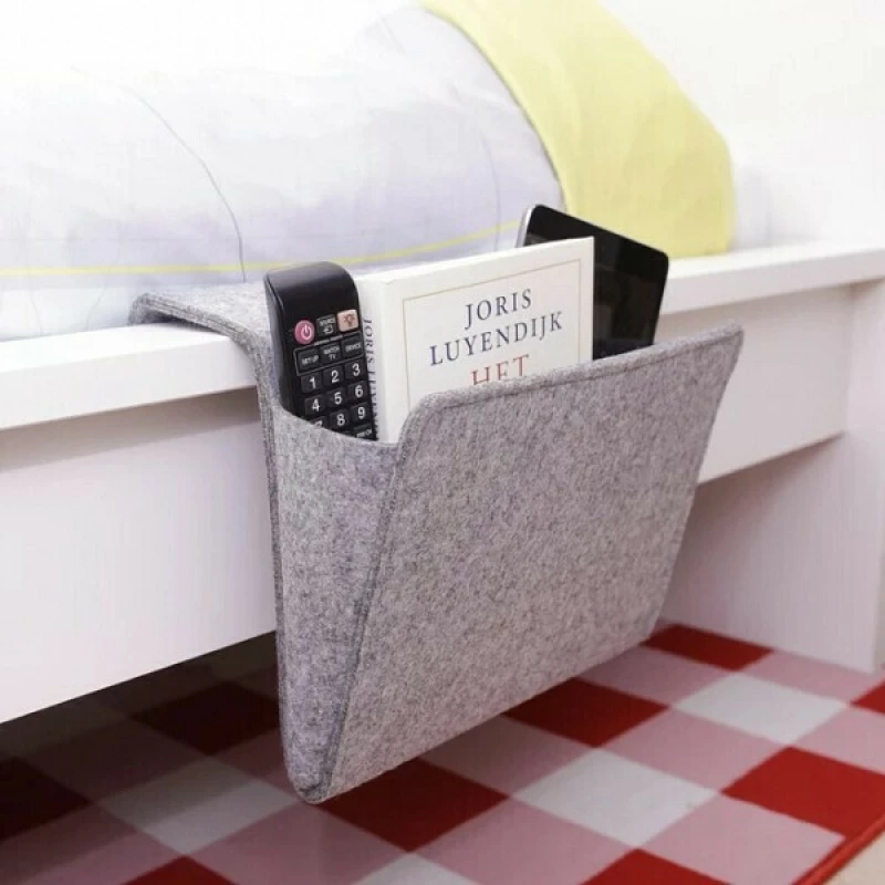 Kikkerland Θήκη Αποθήκευσης Υφασμάτινη Bedside Felt Caddy OR74 22x28.2x11.5cm