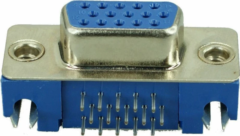 Vga Connector - Vga 15 Pin (Up)