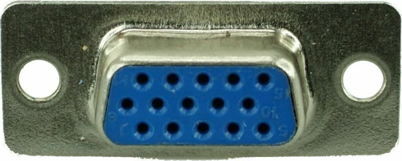 Vga Connector - Vga 15 Pin (Up)