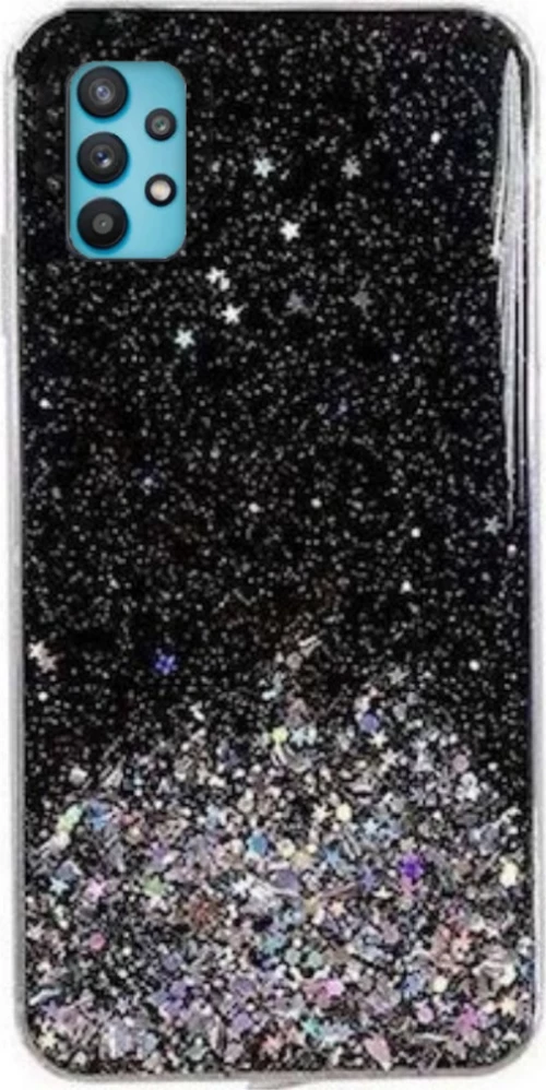 Wozinsky Star Glitter Back Cover Σιλικόνης Μαύρο (Galaxy A32 4G)