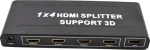 Splitter HDMI 1x4 Με 1 Είσοδο Και 4 Εξόδους, Με Υποστήριξη 3D - OEM