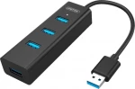 Usb Hub Unitek Y-3089 (3.1 Gen 1) Type-A 5000 Mbit/S Black