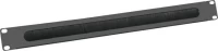 Patch Panel 19' 1U Brush Ral 9005 Μαύρο