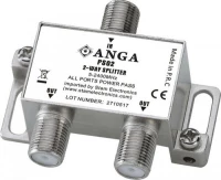 Anga Ps02 Splitter 2 Εξόδων 5-2400Mhz Με Διέλευση Τάσης