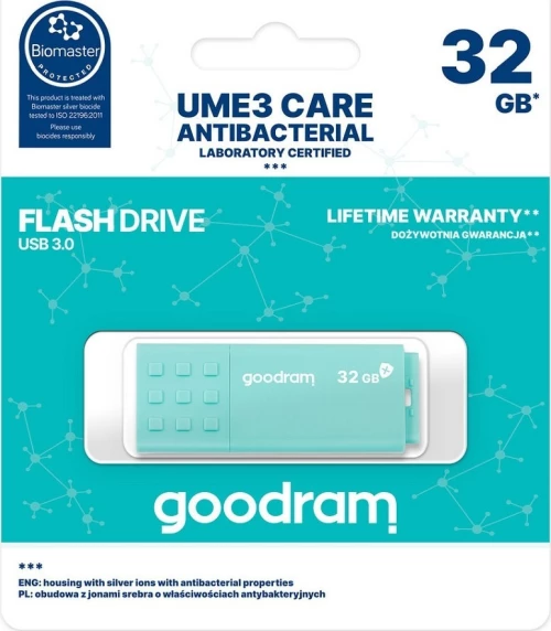 GoodRAM UME3 32GB USB 3.0 Τιρκουάζ