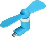 Micro USB mini Fan Μπλε