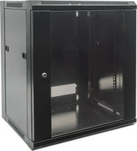 Mirsan Επιτοίχια καμπίνα 16U Με Βάθος 600mm Μαύρη