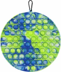 Pop It Fidget Γίγας Στρογγυλό Tie Dye Blue/Green