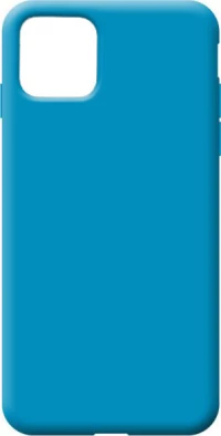 Soft Touch Back Cover Σιλικόνης Γαλάζιο (iPhone 11 Pro Max)
