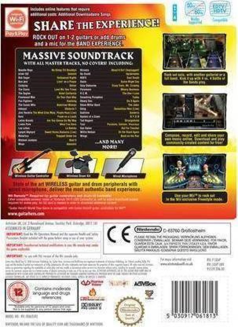 Guitar Hero World Tour WII
