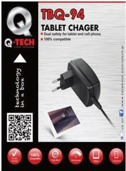 Q-Tech Universal Τροφοδοτικό 9V 2.1A