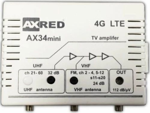 Axred Ax34 Mini | Κεντρικός Ενισχυτής Vhf – Uhf