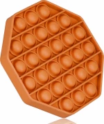 Pop It Παιχνίδι Στρες Ανακούφισης παζλ Toy παζλ - Octagon (oem) - Orange