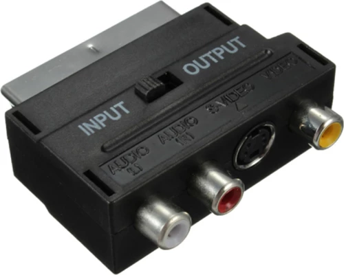 Adaptor SCART- 3RCA + SVIDEO 30678