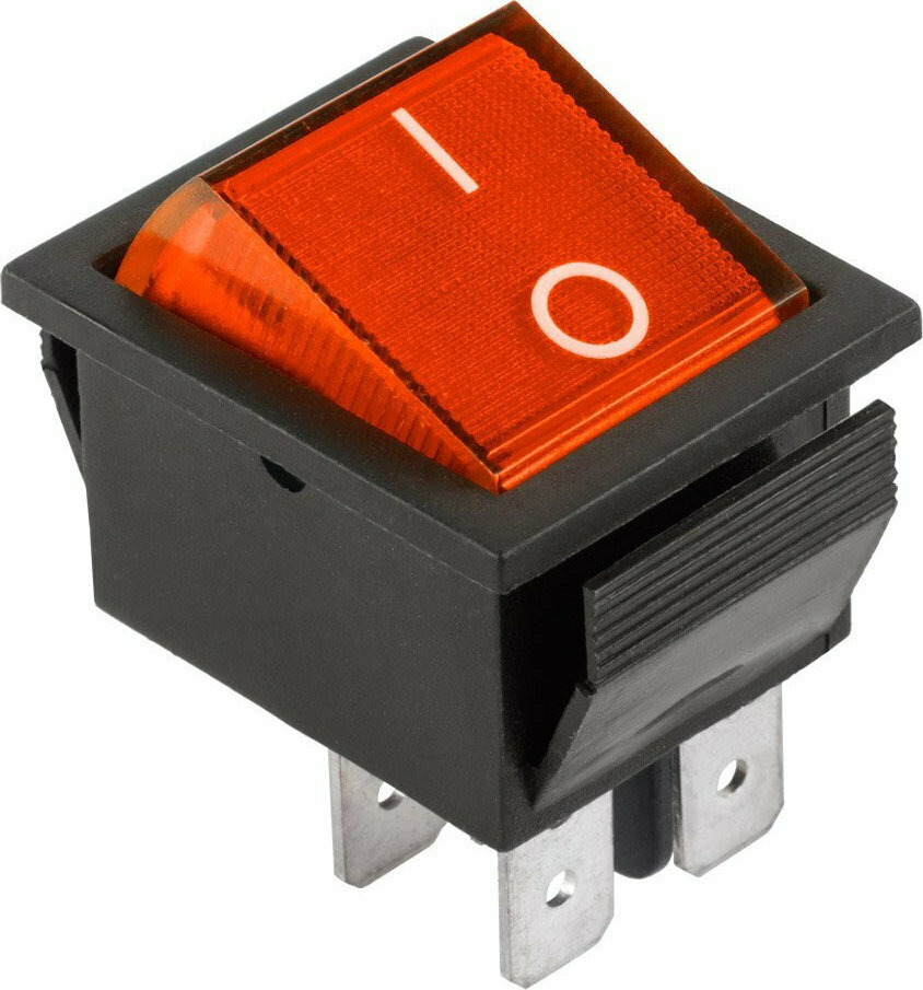 Διακόπτης ON-OFF 230V Κόκκινος