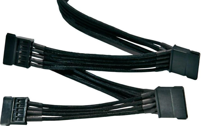 Be Quiet CS-3640 7-Pin SATA III - 4x 7-Pin SATA III Angle (90°) Cable 0.6m (BC023)