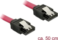 DeLock 7-Pin SATA III - 7-Pin SATA III Cable 0.5m Κόκκινο (82677)