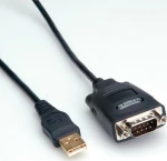 Roline Καλώδιο USB 2.0 σε RS232 9-pin male 1m