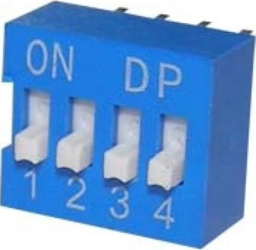 DIP SWITCH STANDARD 4P KF1001 DFT