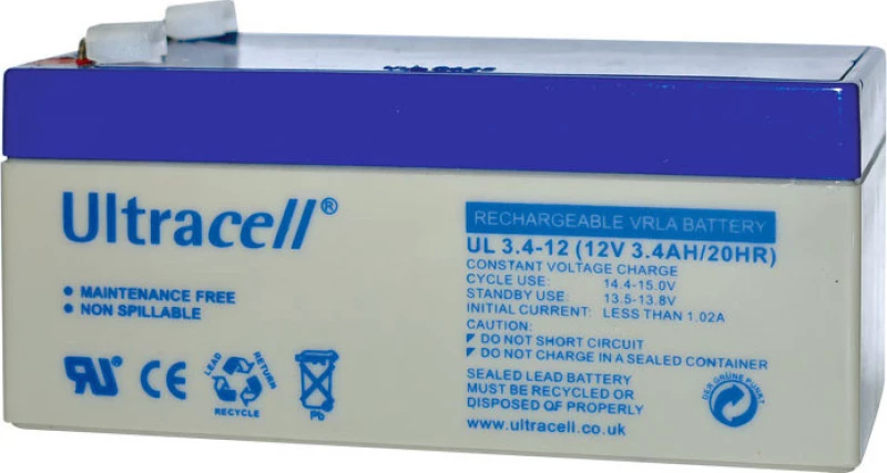 Ultracell Μπαταρία Μολύβδου 8V 3.2Ah