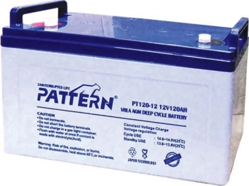 Pattern Battery PT120-12 Μπαταρία Μολύβδου