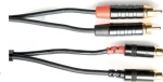 Gewa Pro Line VE10 Twin Cable - RCA male-RCA fem, 3m