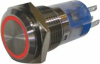 ΜΠΟΥΤΟΝ ΔΙΑΚΟΠΤΗΣ ON-OFF ΣΤΡ/ΛΟ Φ16 ΜΕΤΑΛ+LED ΚΟΚΚΙΝΟ.12V HBS1AGQ DHE