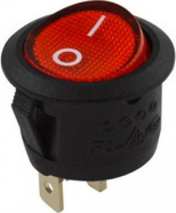 ΔΙΑΚΟΠΤΗΣ ROCKER Φ23 2P ON-OFF 10A/250V ΚΟΚΚΙΝΟΣ MR5110 HNO