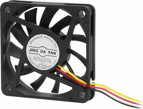 Ανεμιστήρας 60x60x10mm 12V 3W με Κουζινέτο