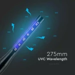 V-TAC Μικροβιοκτόνο Φωτιστικό UV Μαύρο