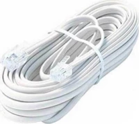 Central Τηλεφωνικό Καλώδιο RJ11 6P4C 10m Λευκό (01-01-80Μ-ΛΕΥ)