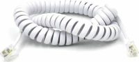 SM135-White/5m ΛΕΥΚΟ ΤΗΛ.ΣΠΙΡΑΛ 4P4C (5m)