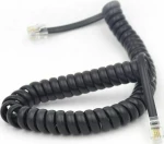 SM135-Black/5m ΜΑΥΡΟ ΤΗΛ.ΣΠΙΡΑΛ 4P4C (5m)