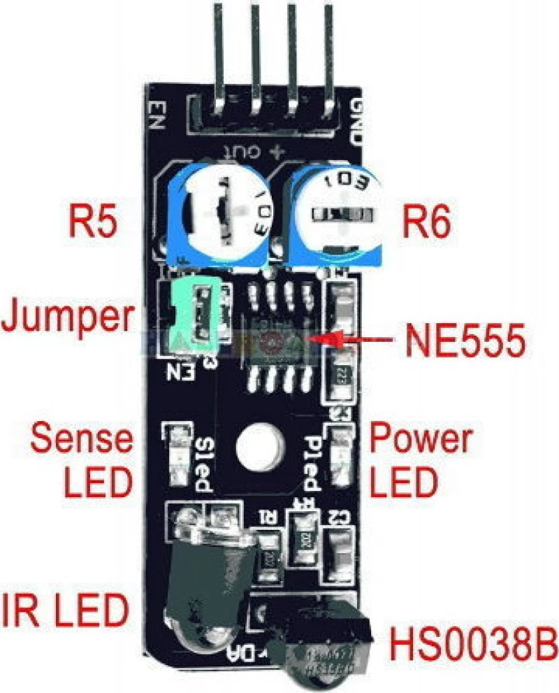 KEYES IR 4Pin Μονάδα Αισθητήρα Αποφυγής