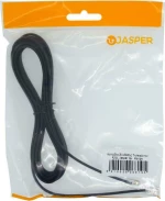 Flat Τηλεφωνικό Καλώδιο RJ11 6P4C 3m Μαύρο (68195)