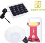 Mini Ηλιακό Σύστημα Φωτισμού & Φόρτισης PowerBank με Panel