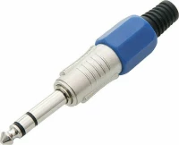 Φις Jack 6.35mm Stereo Αρσενικό Μεταλλικό