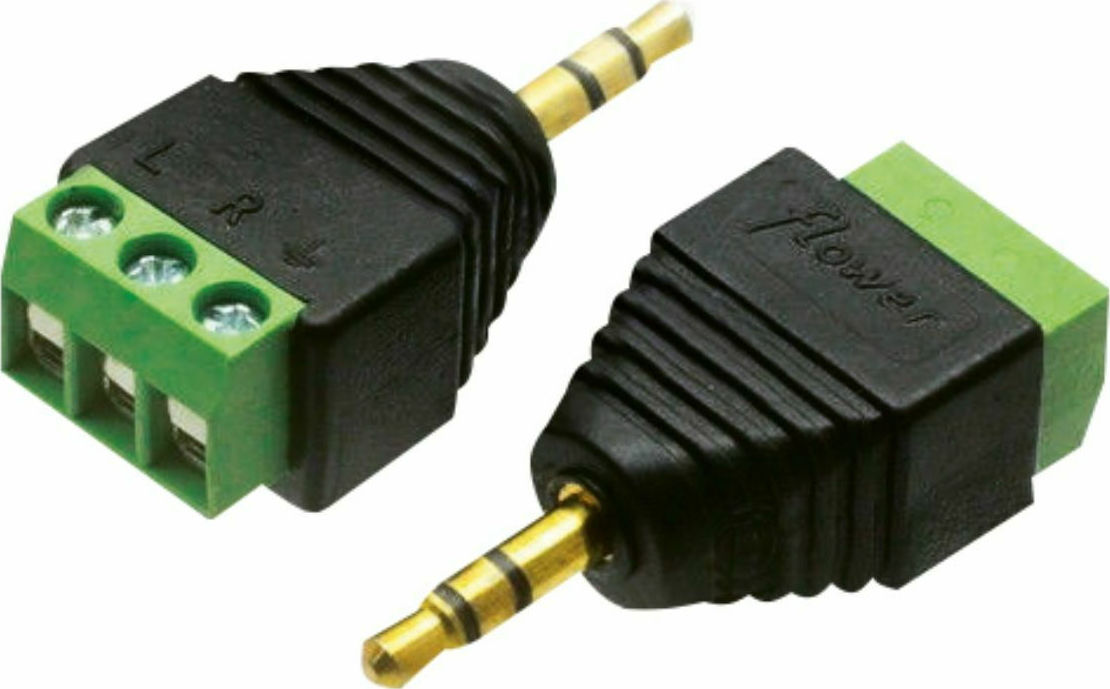 CONNECTOR ΗΧΟΥ 3.5mm (JACK) STEREO CV-2084